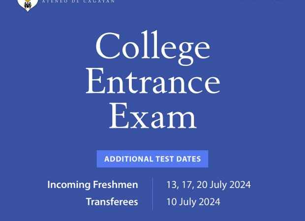Registration for the Xavier University Entrance Exam for Incoming Freshmen and College Transferees for AY 2024-2025